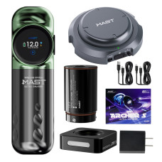 Mast Archer S Max Wireless Tattoo Gun Pen Machine, Pro Cartridges Tattoo Machine 
