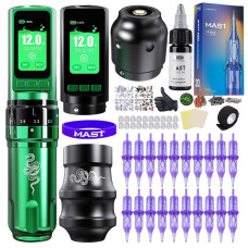 Mast Tattoo Gun Pen Machine, Fold Pro Cordless Year of Snake Edition Machine Gif