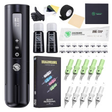 Dragonhawk Pro Wireless Tattoo Gun Kit L2 Tattoo Machine Pen 5000mAh Battery