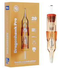 Pro 1007RM Tattoo Cartridges Curved/Round Magnum Size with Membrane 20Pcs