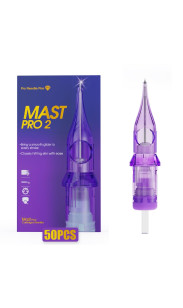Mast Pro2 Tattoo Cartridges #12 Round Liner Mixed Sizes 50 Count of One Box