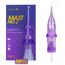 Mast Pro2 Tattoo Cartridges #12 Round Liner Mixed Sizes 50 Count of One Box