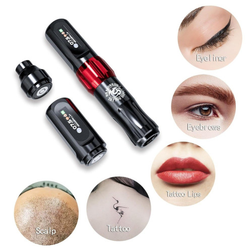 Dragonhawk Atom2 Tattoo Pen Machine Gun - Cordless & Corded Permanent Makeup