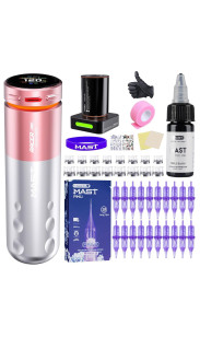 Mast Tattoo Wireless Tattoo Gun Kit Racer Pro Tattoo Kit 4.2mm Stroke 3-140Hz