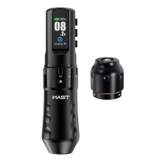 Mast Tattoo Flip4 Pro Wireless Tattoo Pen Machine Gun 7 Strokes Length 2.5mm-4.5