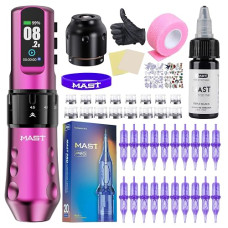 Mast Tattoo Flip4 Pro Wireless Tattoo Machine Kit Complete Kit Mcore-C1