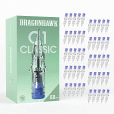 Dragonhawk Extreme Tattoo 50Pcs Cartridges Needles Mixed Sizes RL 