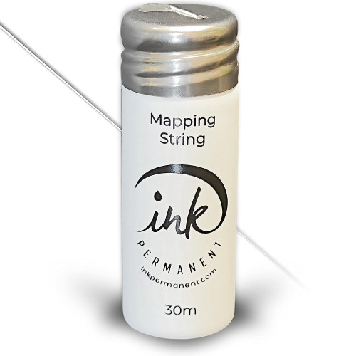 White Brow Mapping String  Pre-Inked Mapping String for Permanent Makeup and Microblading Supplies 