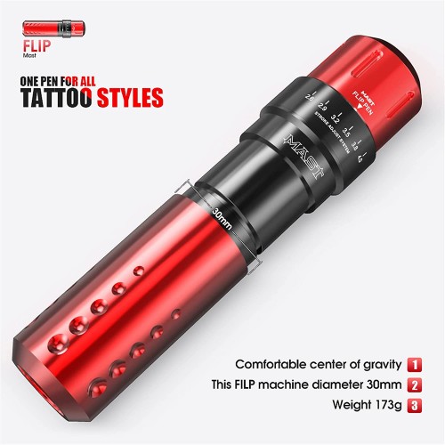 Adjustable Six Stroke Lengths Custom Coreless Motor RCA Interface Tattoo Rotary