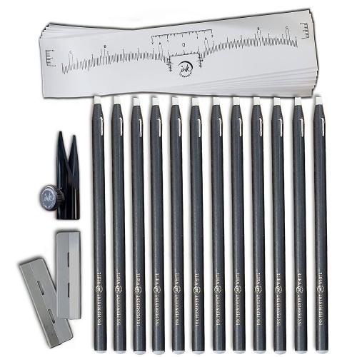 Ink Permanent Waterproof Eyebrow Mapping Pencils for Permanent Makeup, Microblading