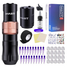 Mast Tattoo Pro Kit, The Fold2 Wireless Tattoo Pen Machine Gun Kit Replaceable