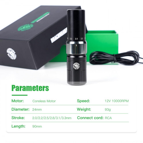Dragonhawk Tattoo Kit, Tour Y23 Wireless Tattoo Kits 2 Replaceable Batteries Tattoo Pen Machine Gun Kit 