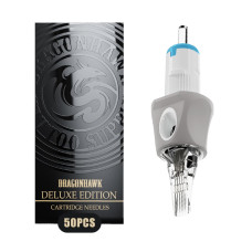 Dragonhawk Glide Extra Smooth Tattoo Cartridges 50 Count, Smooth Hit 1005M