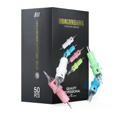 Dragonhawk Tattoo Cartridges 0401RL Round Liner 50 Count Kit Pro Aritsts