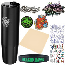 Dragonhawk X8 Wireless Tattoo Pen Machine Gun, 180-9000 Rpm Speed Control Pen