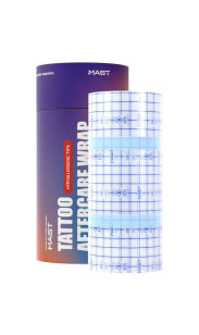 Mast Tattoo Second Skin, 8"x11 Yd Waterproof Tattoo Aftercare Bandage Roll