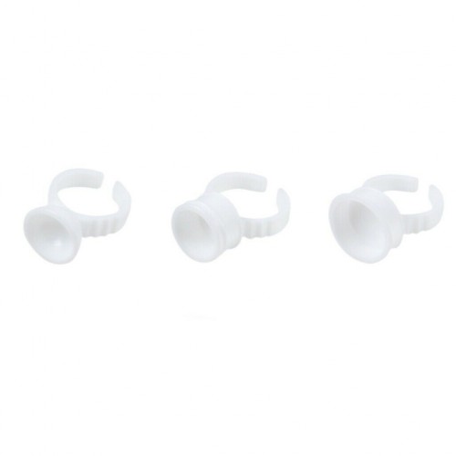 100pcs Microblading Pigment Rings Cups 